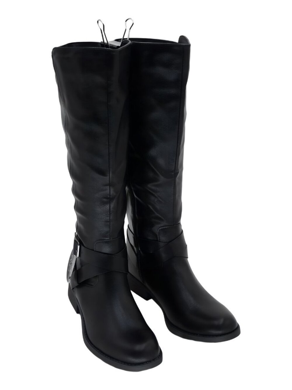 Style Co Womens Margoo Tall Riding Boots Black Beauty Size 7.5M